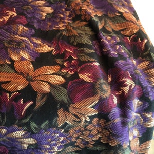 Vintage Floral Skirt / Botanical Print / Large image 5