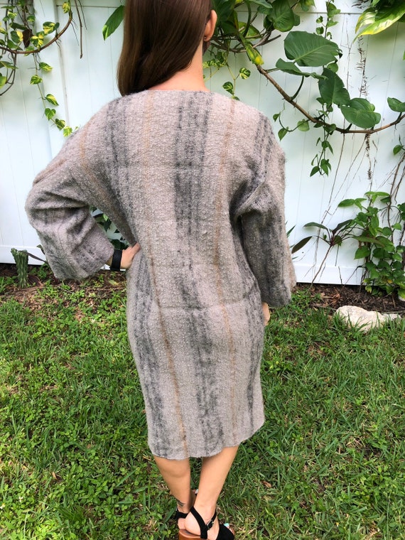 Vintage Muriel Grateau Dress / Wool Wrap Dress Gr… - image 10