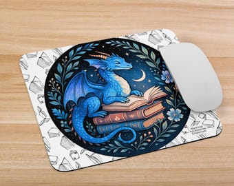 Book Dragon Mouse pad