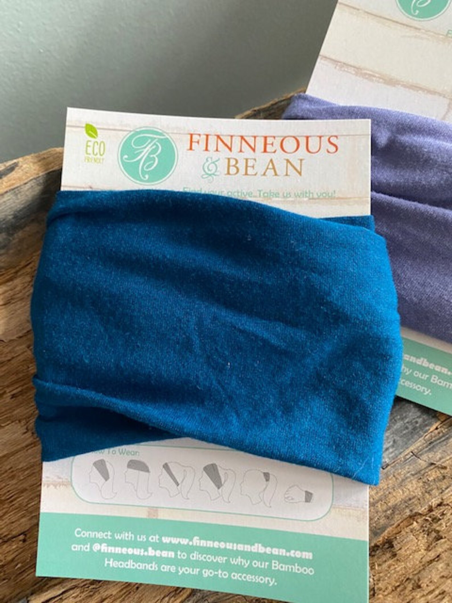 Organic Bamboo classicFIT Headband Handmade Black Color Etsy