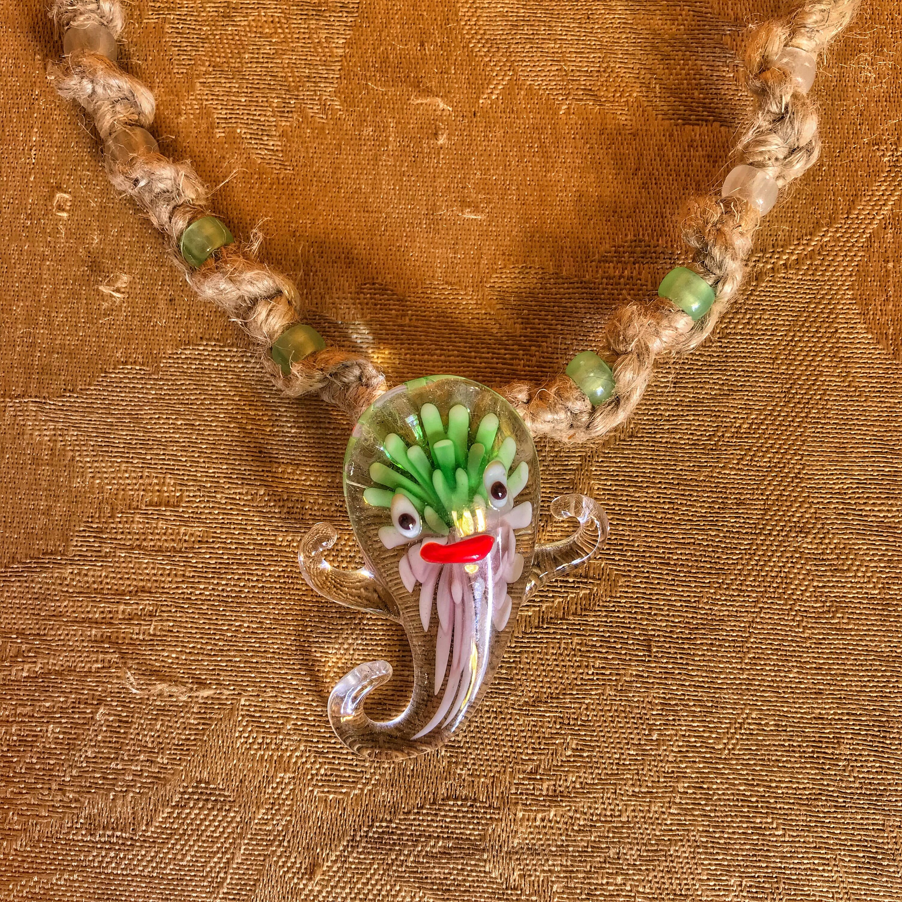 Ghost Hemp Necklace, 20.5