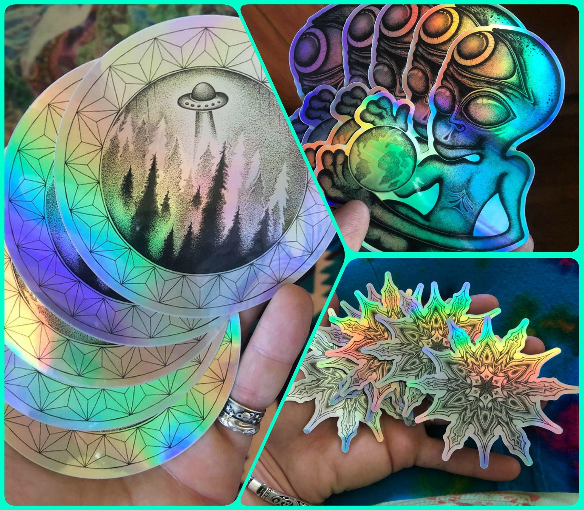 holographic pop vinyl