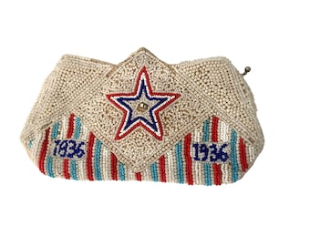 Antique Beaded Clutch For The Texas Centennial