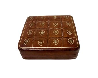 Vintage Italian Leather Box