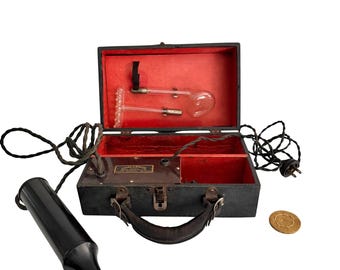 1920s Sears Roebuck Challenge Violet Ray Machine No 132-A Antique Medical Quackery Device