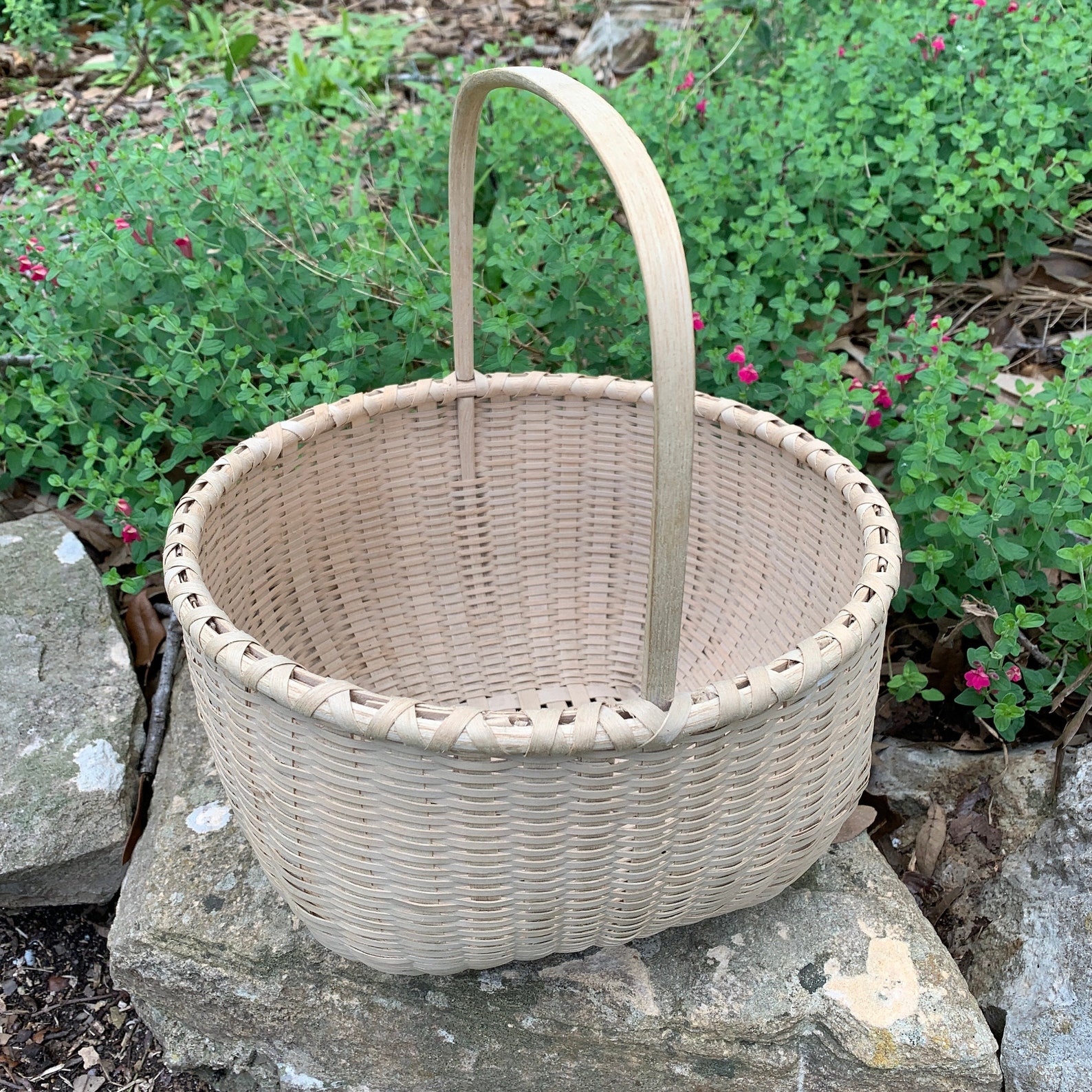 Basketville Handled Basket Etsy