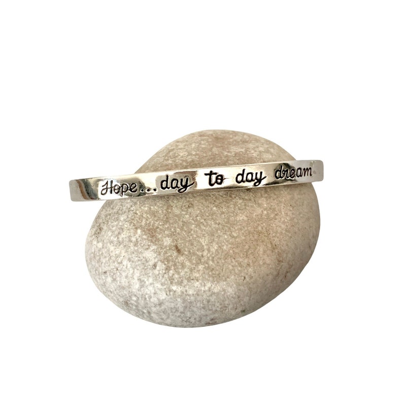 Sterling Hope...day to day dream bracelet image 1