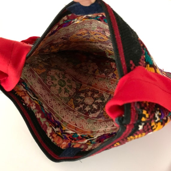 Vintage Afghan Textile Clutch - image 5