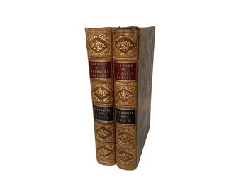 A History of Earth and Animated Nature C. 1853 by Oliver Goldsmith- 2 Volume
