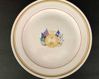 DuPont Texas Centennial Decorative Plate