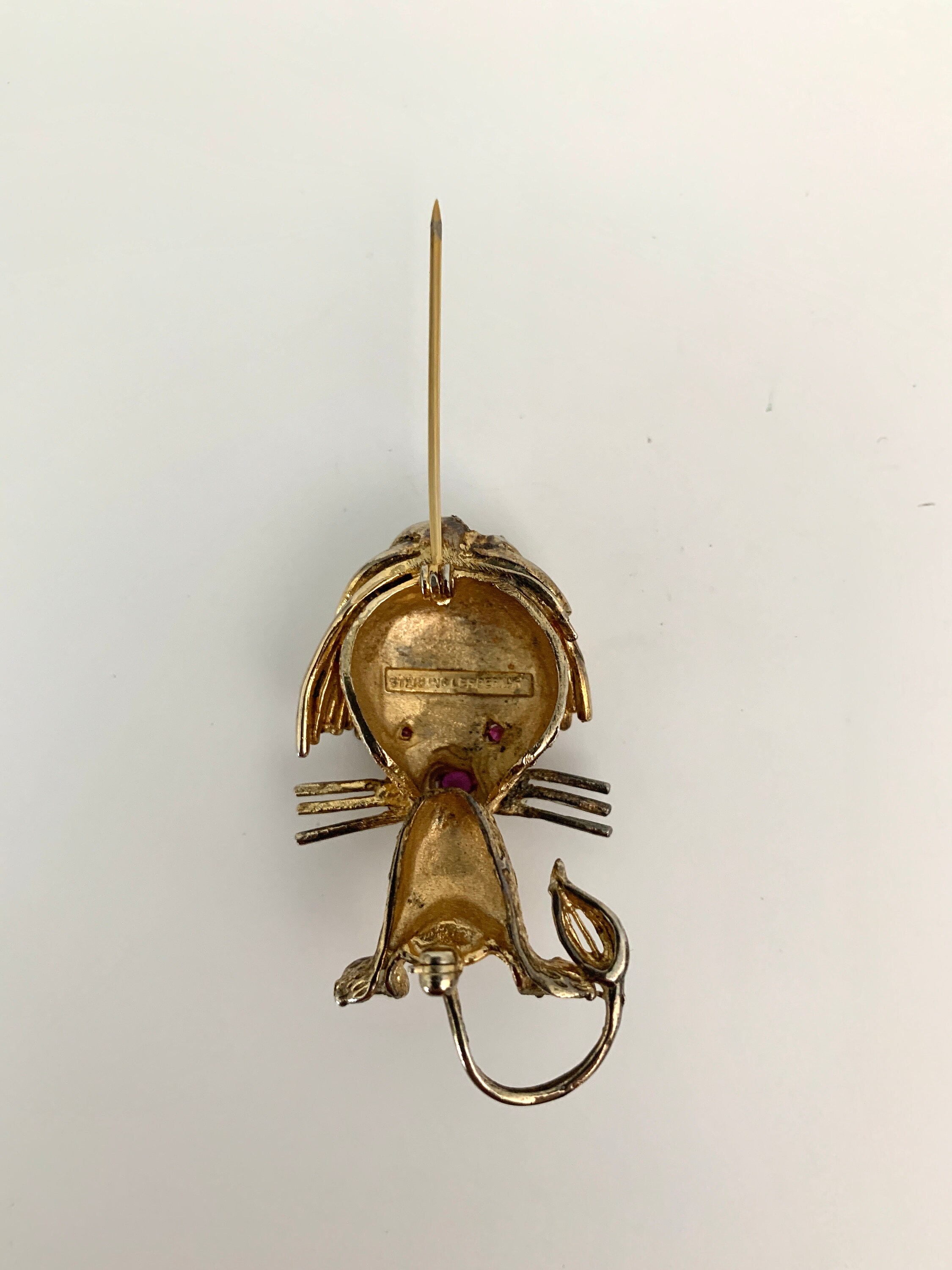 Les Bernard Lion Brooch in Sterling - Etsy