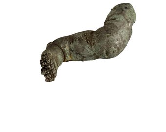 Antique Metal Fragment of Leg and Foot