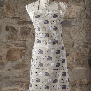 Small Sheep Print Apron