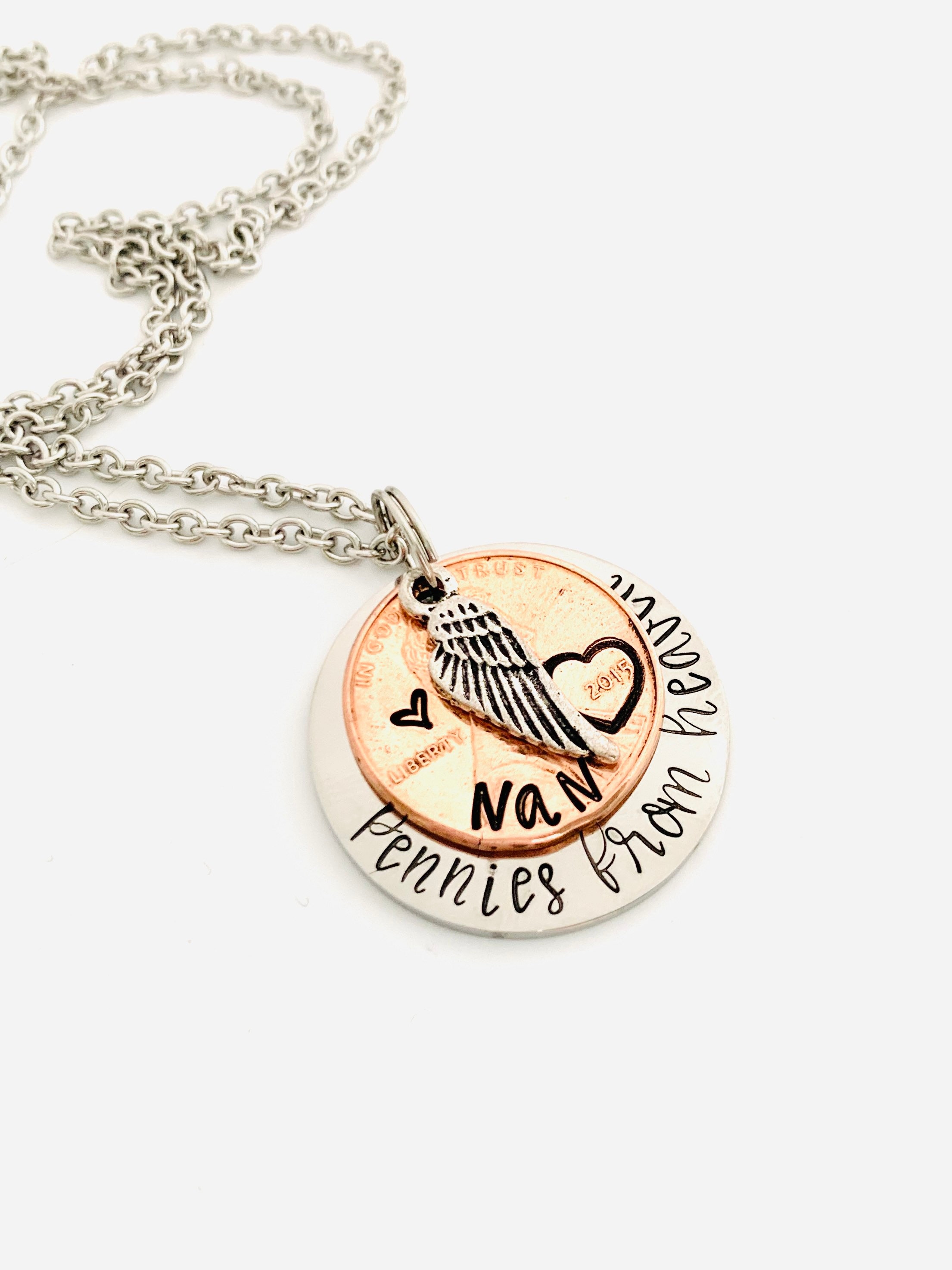 Pennies From Heaven Necklace or 