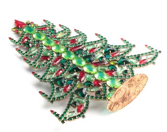 特大チェコラインストーンクリスマスツリーオーナメントウラン