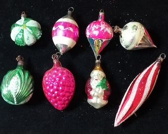 Antique vintage mercury glass Christmas ornament Choose style