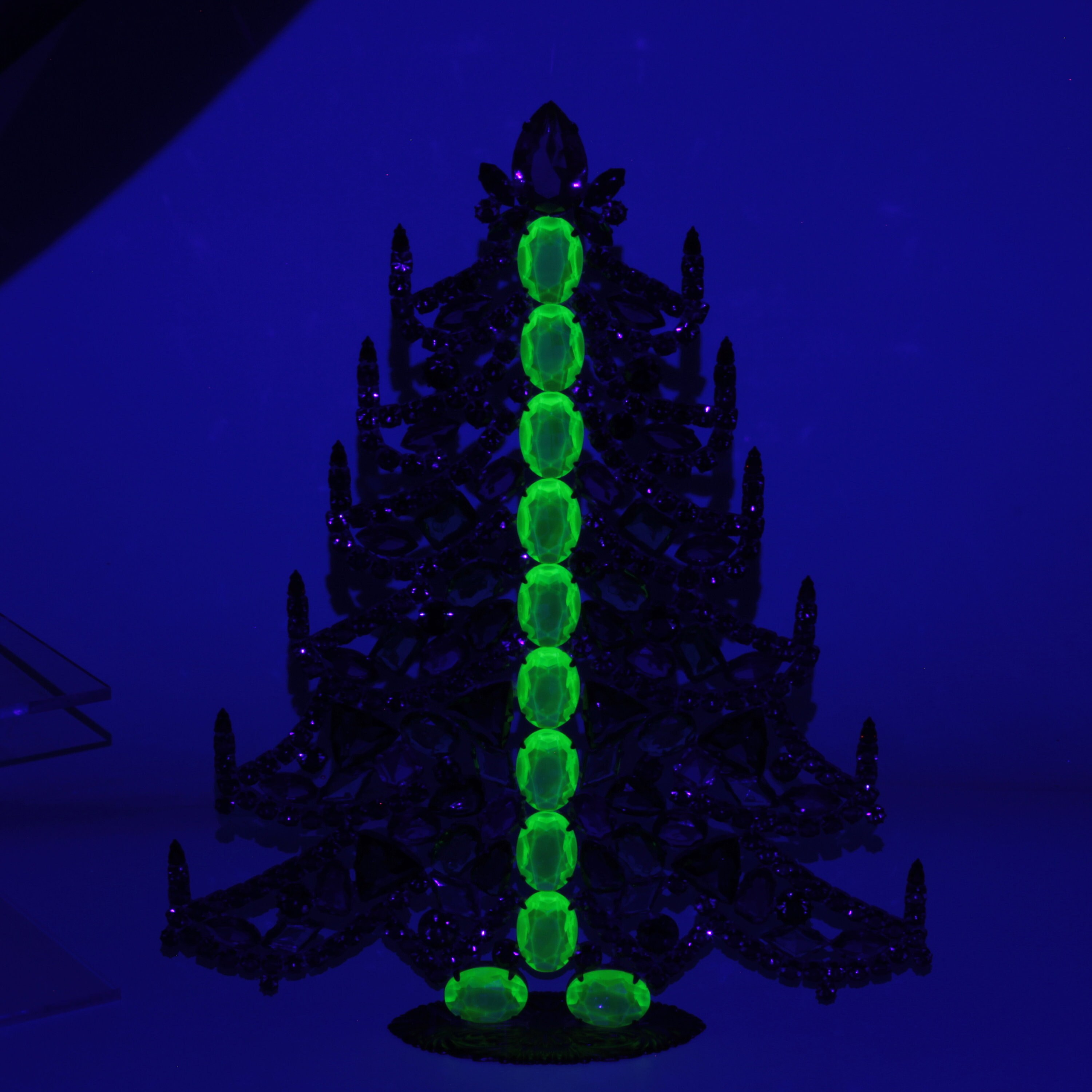 特大 チェコラインストーン クリスマスツリー 特大チェコラインストーンクリスマスツリーオーナメントウランライン