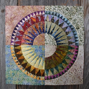 New York Beauty Quilt Block Z Paper Piecing Pattern