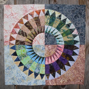 8&quot; New York Beauty Block U Paper Piecing Pattern