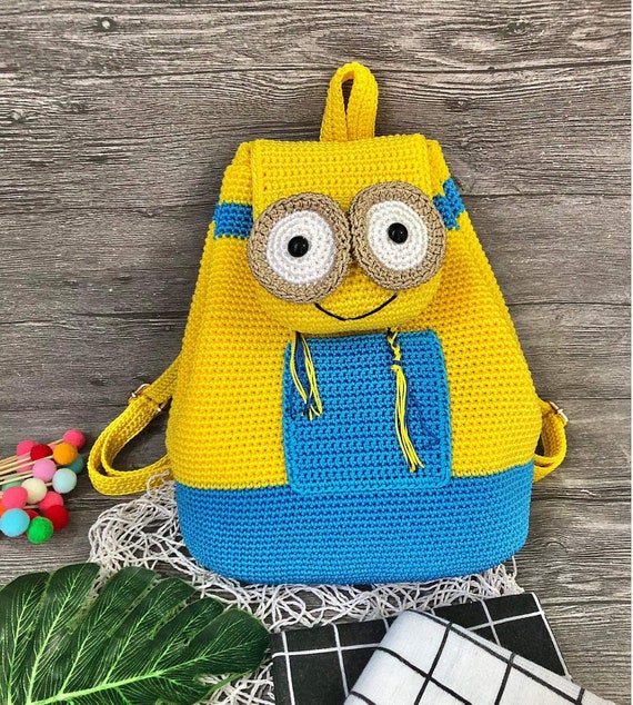 Mochila de minions tejida a crochet sale
