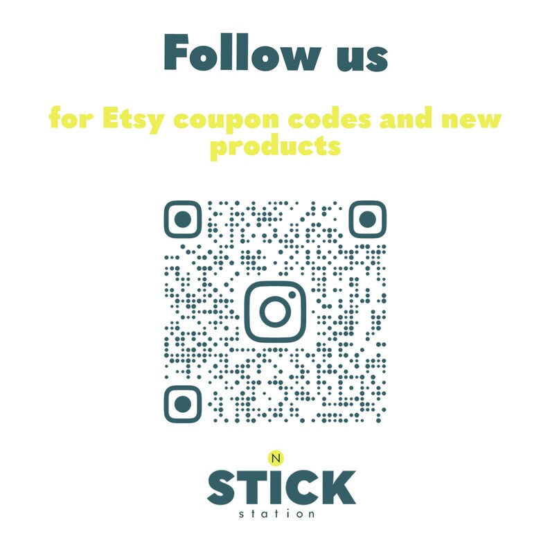Vinyl Sticker QR Code Sticker Holographic Sticker Etsy
