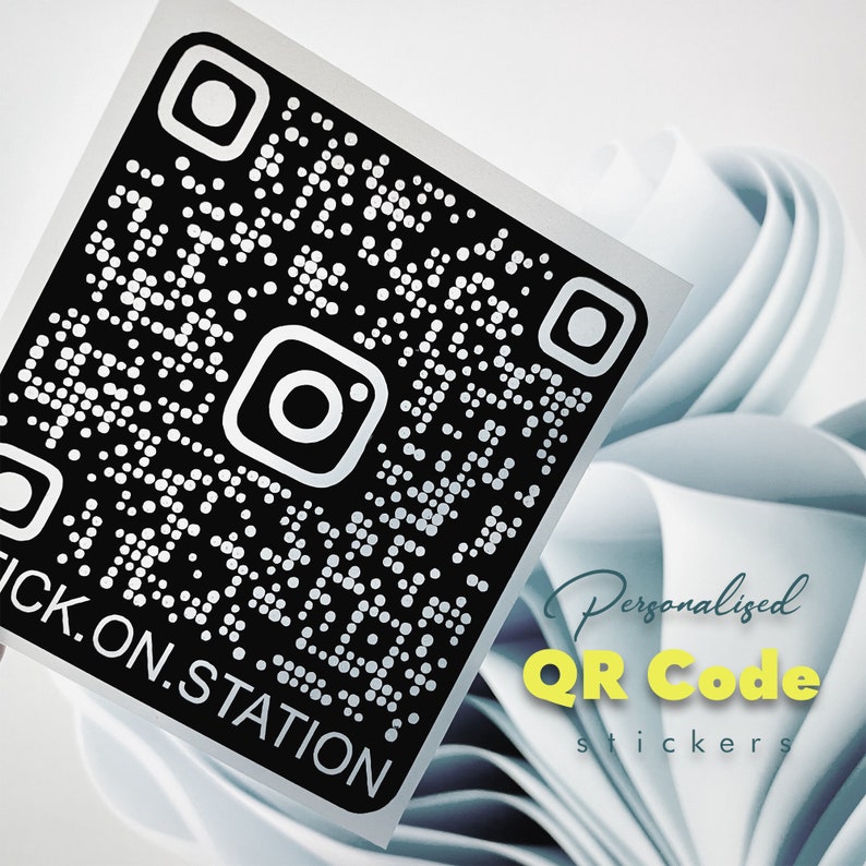 Instagram Vinyl Sticker Instagram QR Code Craft Show Qr Code Car Bumper