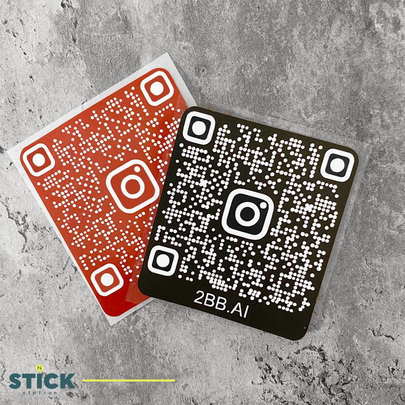 Instagram Vinyl Sticker Instagram QR Code Craft Show Qr Code Car Bumper