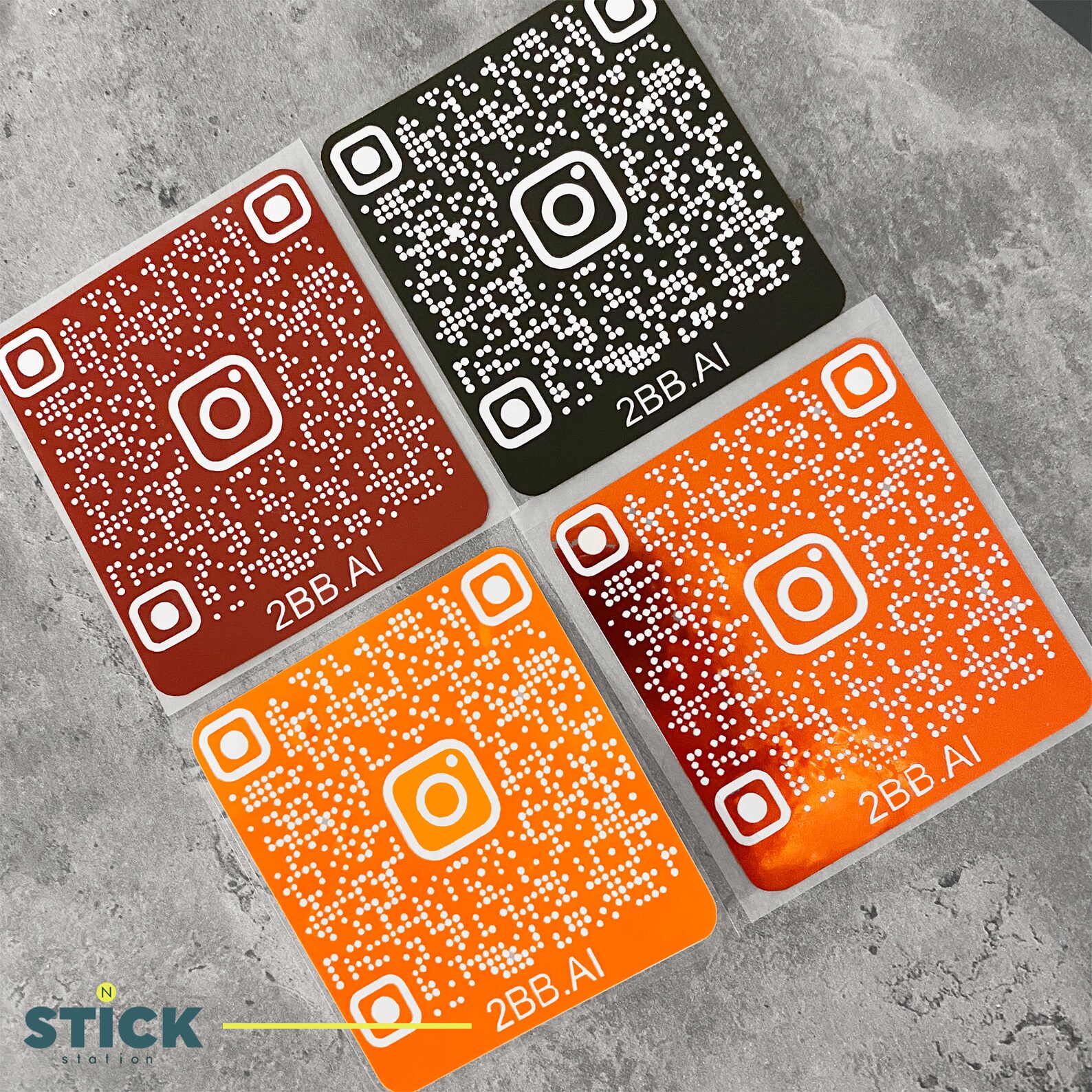 Instagram Vinyl Sticker Instagram QR Code Craft Show Qr Code Car Bumper