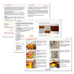 Adventskalender Säckchen, einfache Adventskalenderbeutel für Weihnachten nähen, Schnittmuster und Nähanleitung PDF Bild 7