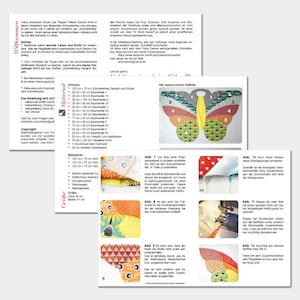Schmetterlingflügel-Umhang Kostüm für Fastnacht, Schnittmuster und Nähanleitung image 9