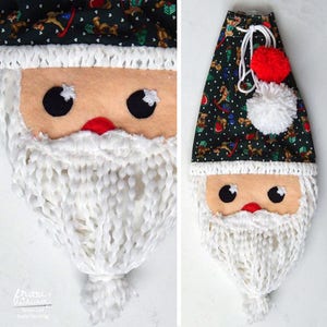 Christmas stocking sewing pattern pdf/ Santa stocking pattern, sack sewing instruction and pattern image 6