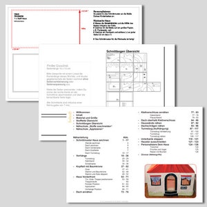 Stoff Spielhaus und Betthimmel für das Kinderzimmer, Spielzelt Babybett, Höhle Kinderzimmer, Schnittmuster und PDF Anleitung Bild 4