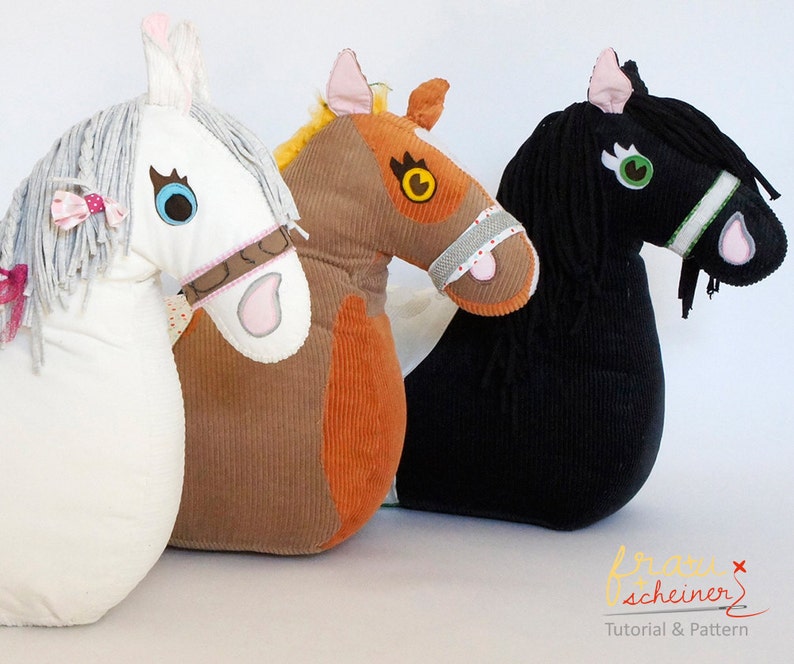 horse stuffed animal pattern