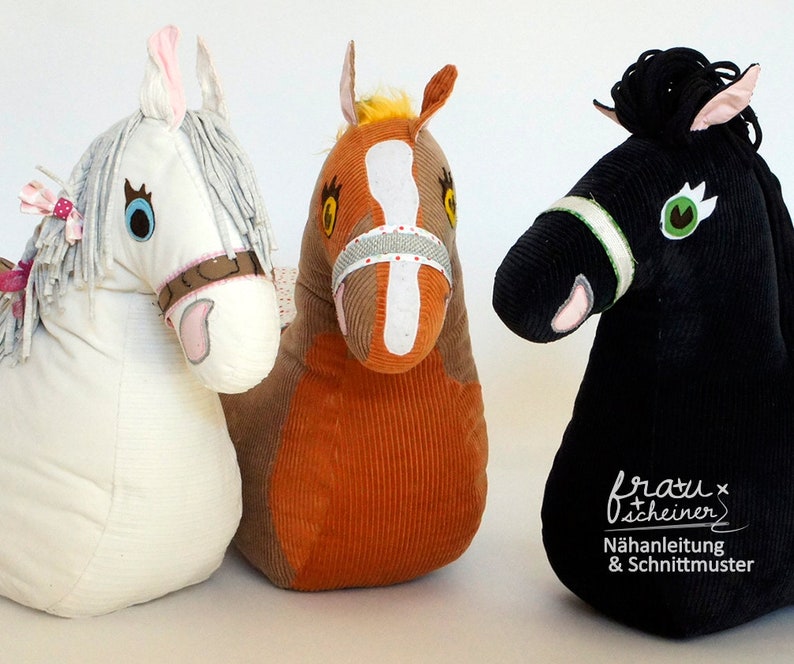 Horse sewing pattern, plush horse, rocket horse pattern and PDF sewing instruction image 8
