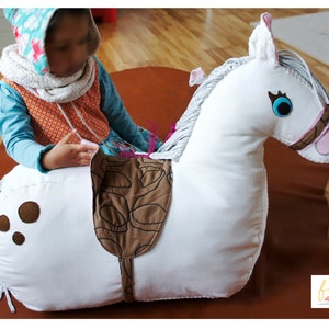 Horse sewing pattern, plush horse, rocket horse pattern and PDF sewing instruction image 5