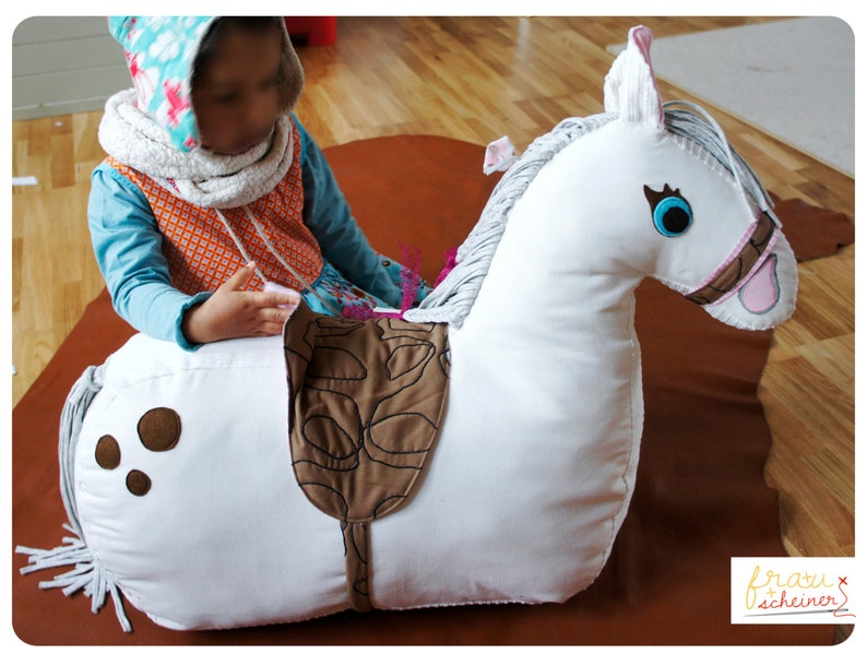 Horse sewing pattern, plush horse, rocket horse pattern and PDF sewing instruction image 5