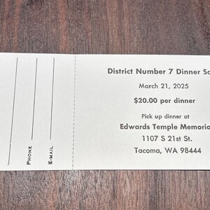 250 Custom Numbered Raffle Tickets: Perforated Cream Bristol Paper - Etsy