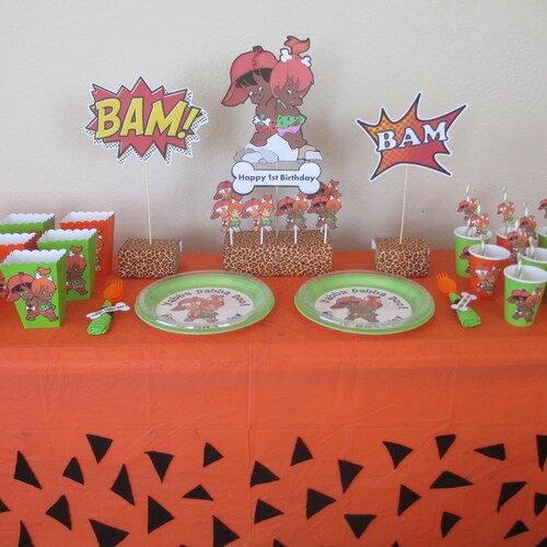 Pebbles and Bam Bam Birthday Outfits/flintstones Birthday Etsy Canada