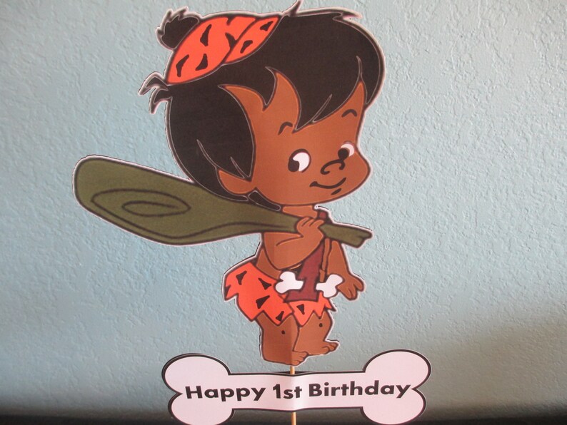 Bam Bam African American Cake Topperbam Bam Partybam Bam Etsy