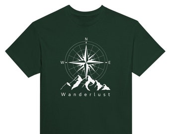 Wanderlust - Unisex T-Shirt mit Rundhalsausschnitt