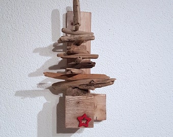 Christmas tree made of driftwood, driftwood tree