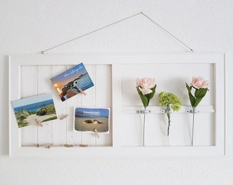 Wall vase & card holder in object frame