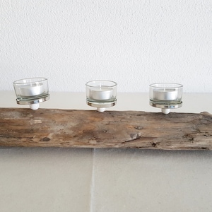 Driftwood - portacandele 3 fiamme