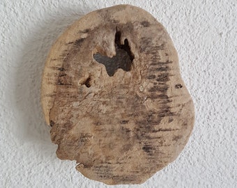 Treibholz mit Schmetterling - Skulptur