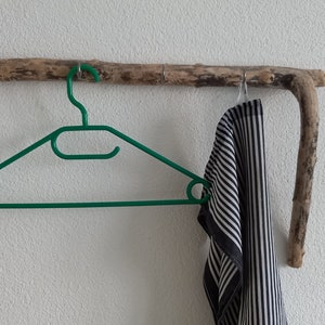Driftwood - coat rack / towel rail with 4 hooks