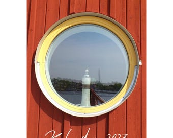 Fotokalender 2027, keukenkalender, kalender in portretformaat, wandkalender Scandinavië, aan zee, duinen en zandstrand