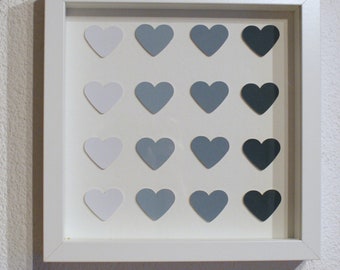 Give away your heart - hearts in the object frame