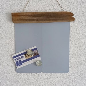 Lavagna magnetica con legni, lavagna memo, magneti marittimi, scheda informativa