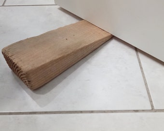 Alluvial wood doorstops