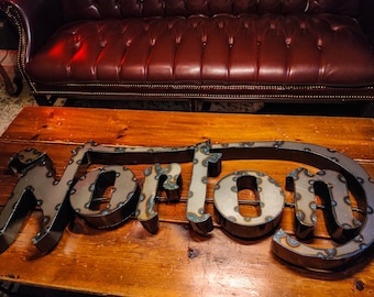 Motorcycle Sign metal wall art sign perfect gift for dad, Art for Mancave, Bar, Restaurant, Garage, Game Room, vintage Motorcycle